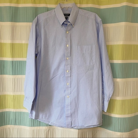 Club Room Gingham Long Sleeve Button Down Shirt - Picture 4 of 11